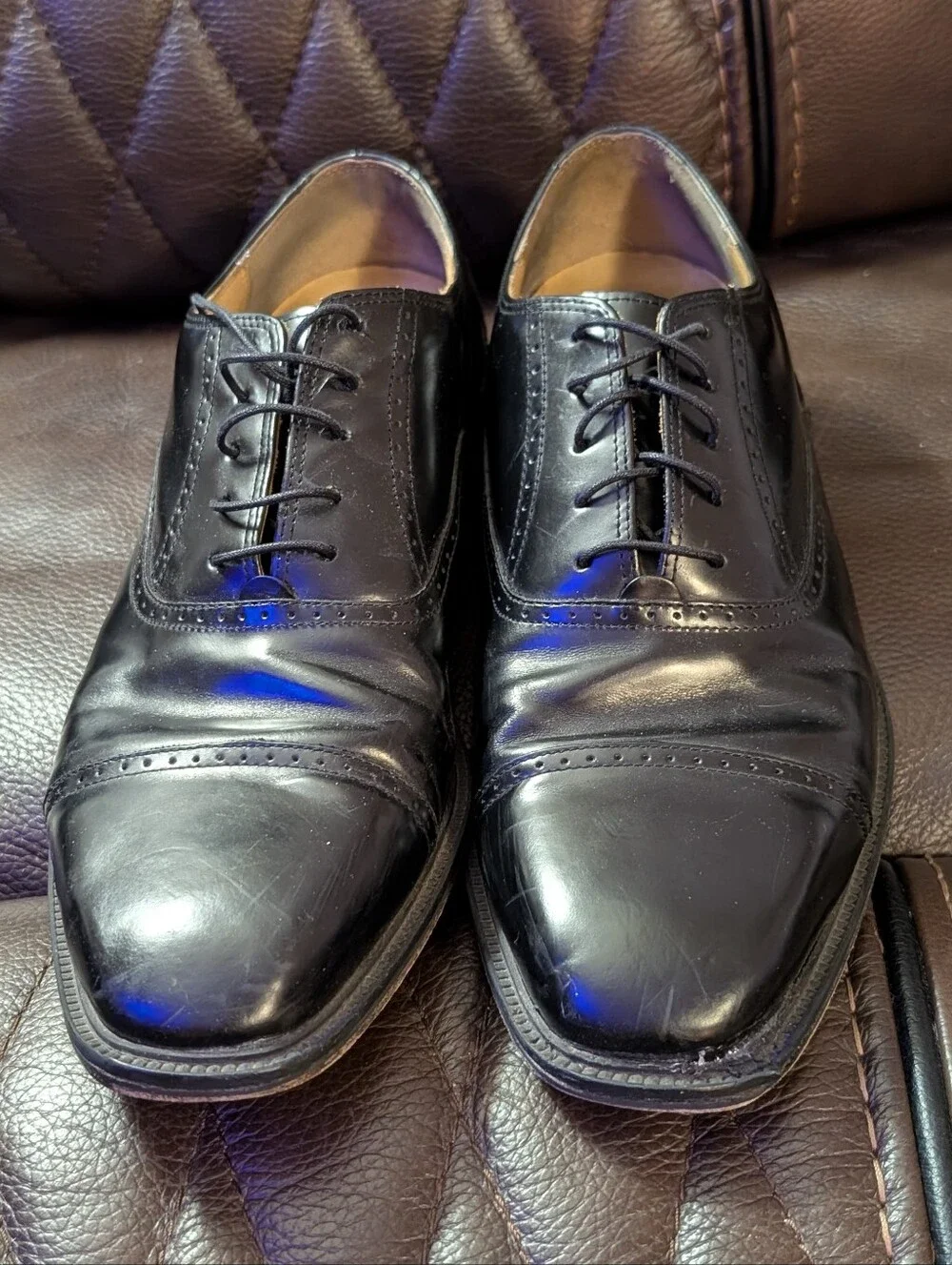 Rockport Men's Cap-Toe Oxford With Brouging Size 11M